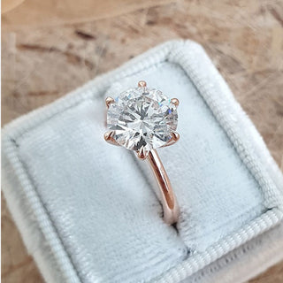 moissanite and diamond side by side