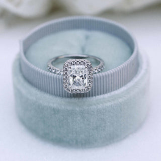 Moissanite wedding ring set for brides sale clearance