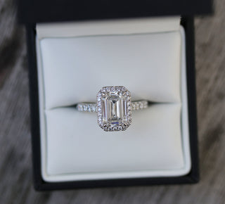 Moissanite wedding bands sale clearance online