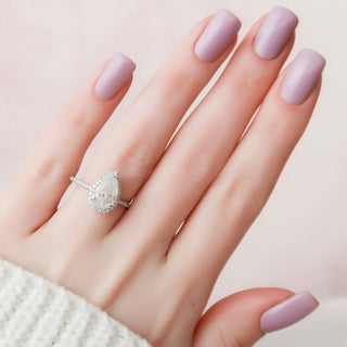 Elegant moissanite engagement rings