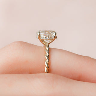 Moissanite diamond cluster hoop earrings offers online