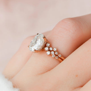 Moissanite wedding jewelry for themed wedding