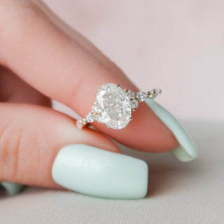 Moissanite engagement rings with price