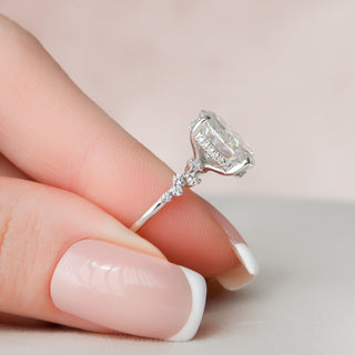 Intricate gemstone engagement rings