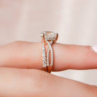 Moissanite wedding jewelry for luxury wedding
