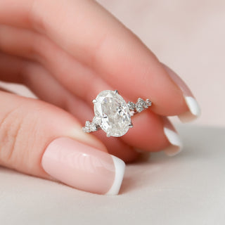 Glamorous gemstone engagement rings