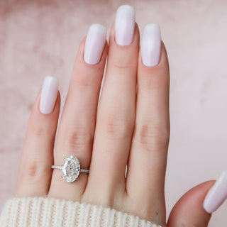 Gemstone moissanite engagement rings