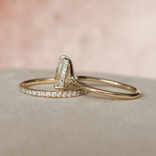 Moissanite wedding sets