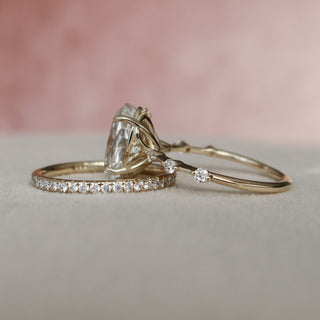 Personalized moissanite rings