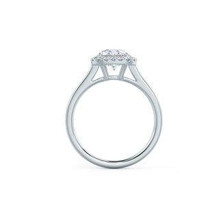 Moissanite diamond emerald cut ring