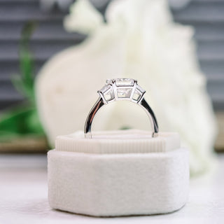 Moissanite wedding ring set discounts