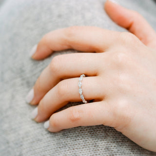 unique moissanite engagement rings