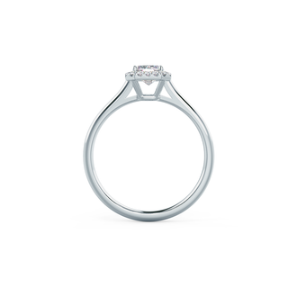 Moissanite diamond solitaire ring